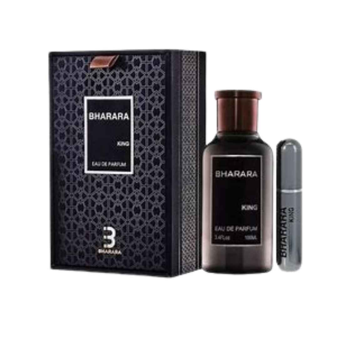 BHARARA KING 100 ML Bharara King, Perfume Para Hombre, Eau de Parfum 100 ml + Atomizer Spray - Bharara